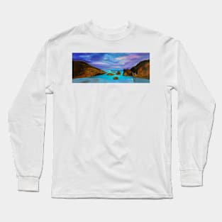 Sunset Over the Beach Long Sleeve T-Shirt